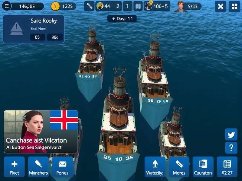 Sea Siege Master fleet customization interface